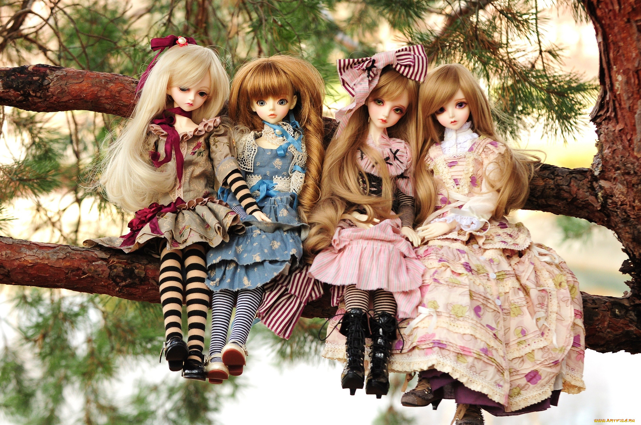 Разные красивые куклы